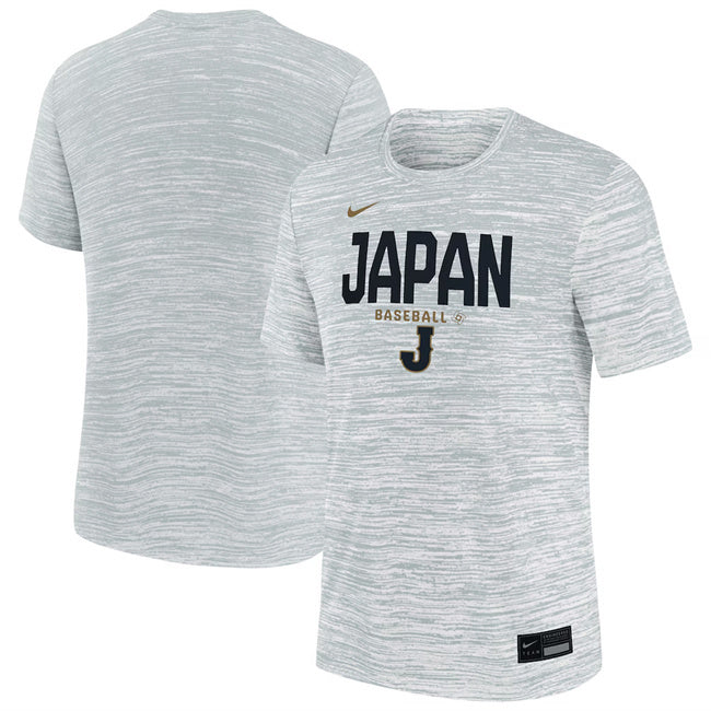Japan Baseball White 2026 World Baseball Classic Velocity Dri-FIT T-Shirt