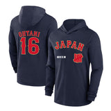 Japan Baseball #16 Shohei Ohtani Navy 2026 World Baseball Classic Club Hoodie