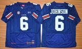 Jeremy Johnson #6 Navy Blue