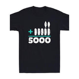 Jesus 2 Fishes 5 Breads 5000 Chosen Against The Current Funny Meme Men'S T-Shirt Soft And Comfortable Round Neck - 180g Made in USA