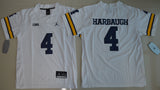 Jim Harbaugh 4 Youth White