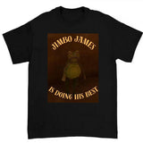 Jimbo James Doing His Best T shirt Cute Frog Art for Teens