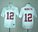 Joe Namath 12 White