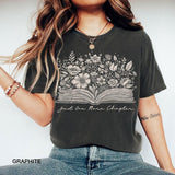 Just one more chapter t-shirt, bookish Merch, Reading t-shirt, Literature, Book Lover tshirt, Comfort Colors, Book Shirt, Librarian Shirts,