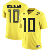 Justin Herbert 10 Yellow