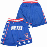 KOBE BRYANT MCDONALDS ALL AMERICAN ROYAL BASKETBALL SHORTS