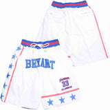 KOBE BRYANT MCDONALDS ALL AMERICAN WHITE BASKETBALL SHORTS
