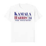 Kamala Harris 2024 Election T-Shirt C Casual Cotton