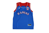 Kansas Basketball Youth Blank Blue Front