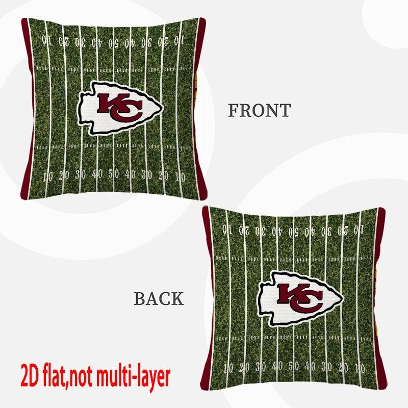 Kansas City Chiefs Pillow Case Chiefs Pillow Cover ( Without Pillow Insert ) Style 100