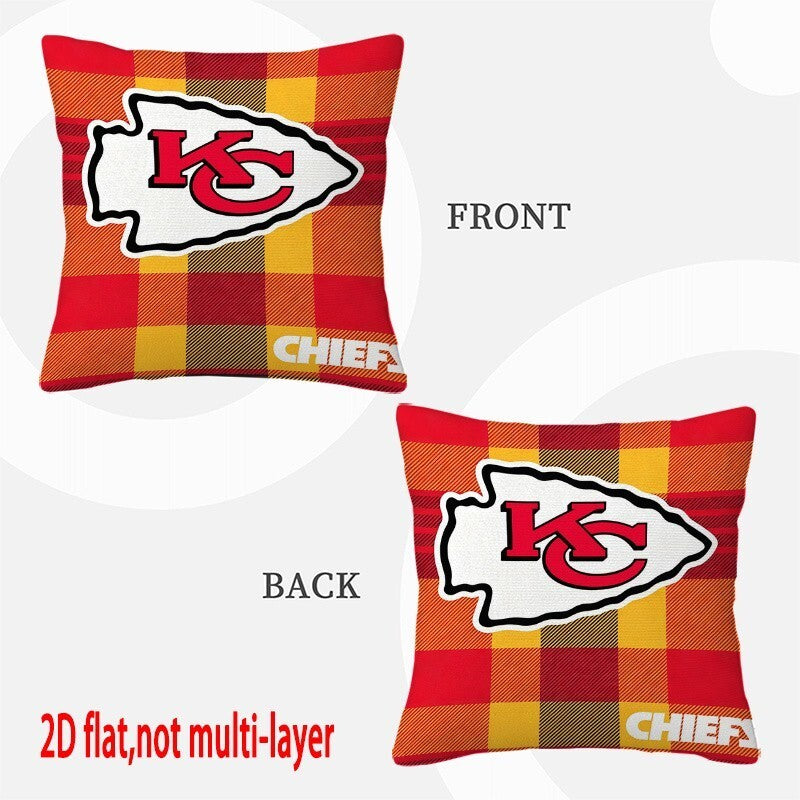 Kansas City Chiefs Pillow Case Chiefs Pillow Cover ( Without Pillow Insert ) Style 103