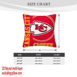 Kansas City Chiefs Pillow Case Chiefs Pillow Cover ( Without Pillow Insert ) Style 105