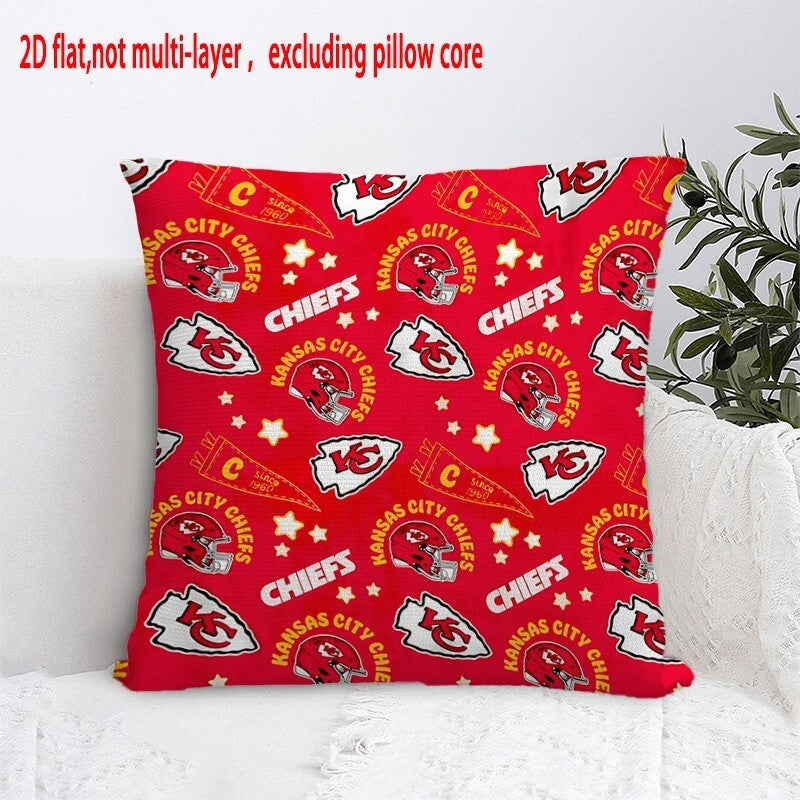 Kansas City Chiefs Pillow Case Chiefs Pillow Cover ( Without Pillow Insert ) Style 110