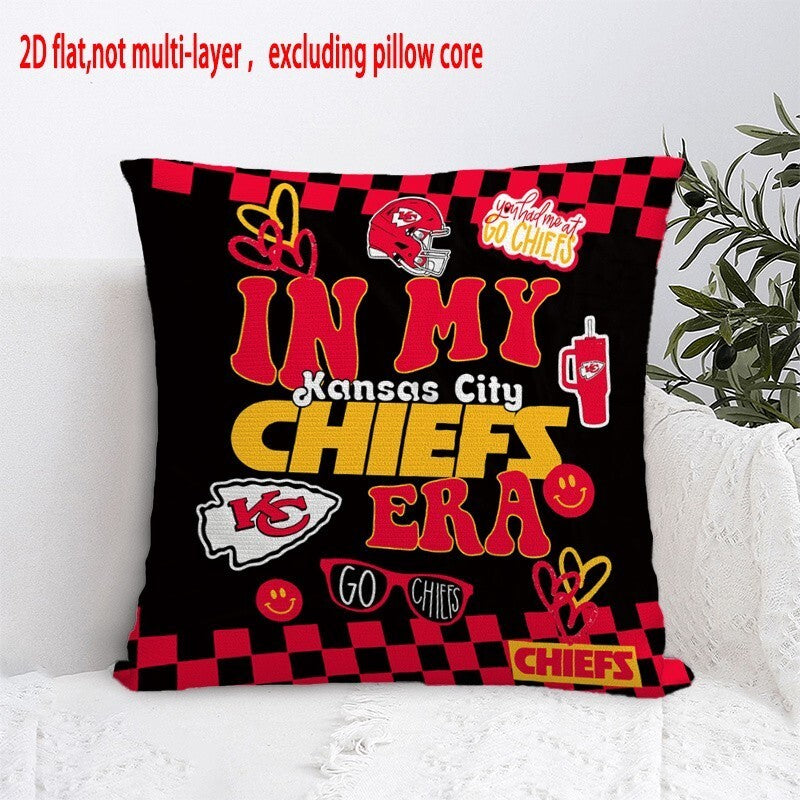 Kansas City Chiefs Pillow Case Chiefs Pillow Cover ( Without Pillow Insert ) Style 119