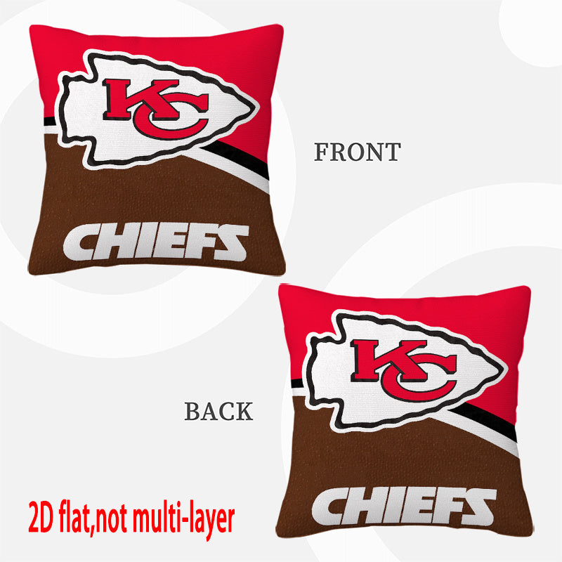 Kansas City Chiefs Pillow Case Chiefs Pillow Cover ( Without Pillow Insert ) Style 12