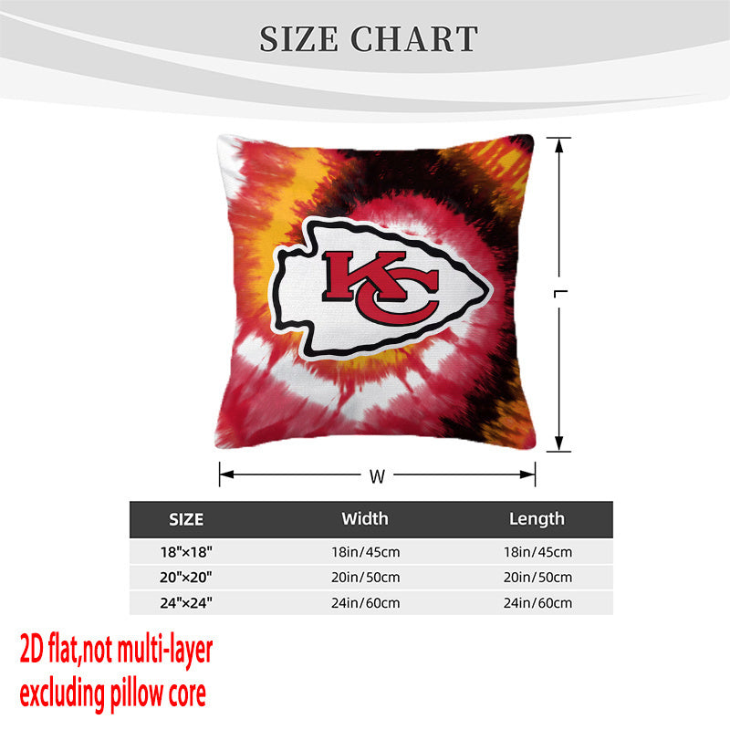 Kansas City Chiefs Pillow Case Chiefs Pillow Cover ( Without Pillow Insert ) Style 17