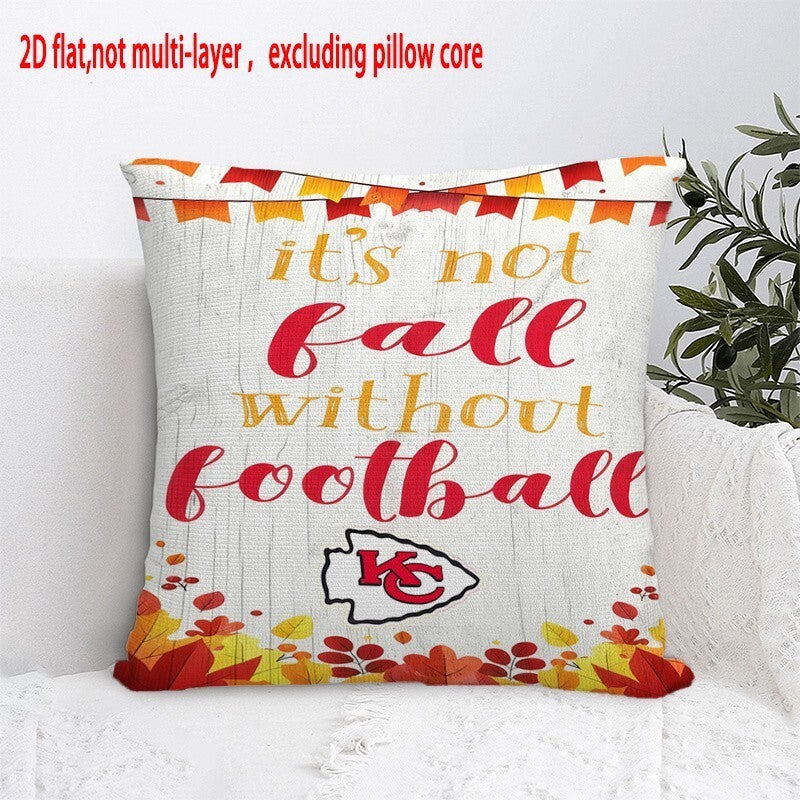 Kansas City Chiefs Pillow Case Chiefs Pillow Cover ( Without Pillow Insert ) Style 1