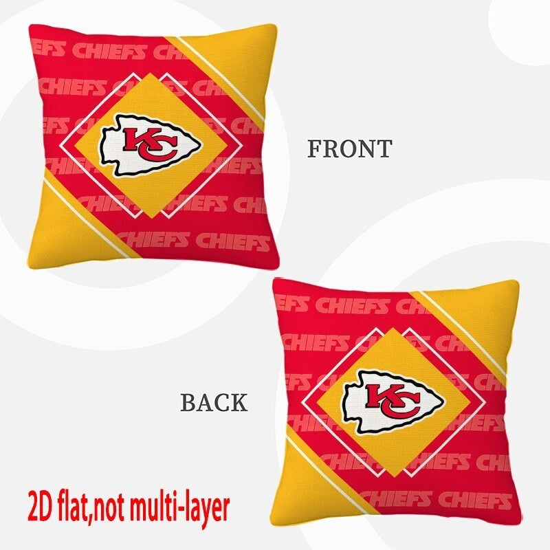 Kansas City Chiefs Pillow Case Chiefs Pillow Cover ( Without Pillow Insert ) Style 27