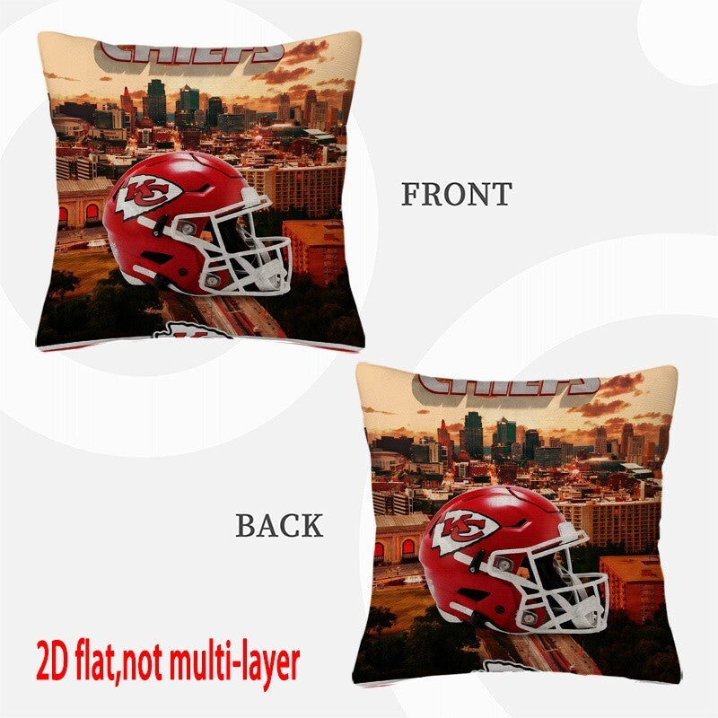 Kansas City Chiefs Pillow Case Chiefs Pillow Cover ( Without Pillow Insert ) Style 33