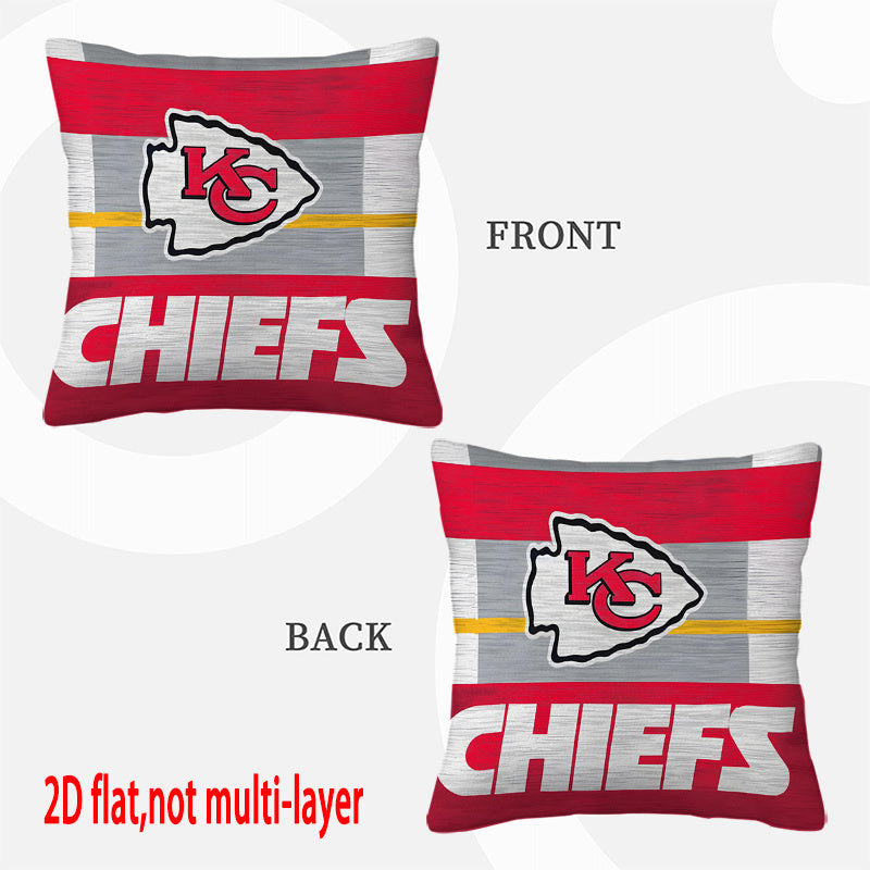 Kansas City Chiefs Pillow Case Chiefs Pillow Cover ( Without Pillow Insert ) Style 36