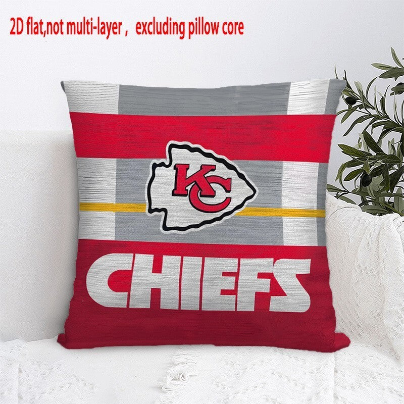 Kansas City Chiefs Pillow Case Chiefs Pillow Cover ( Without Pillow Insert ) Style 37
