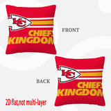 Kansas City Chiefs Pillow Case Chiefs Pillow Cover ( Without Pillow Insert ) Style 3