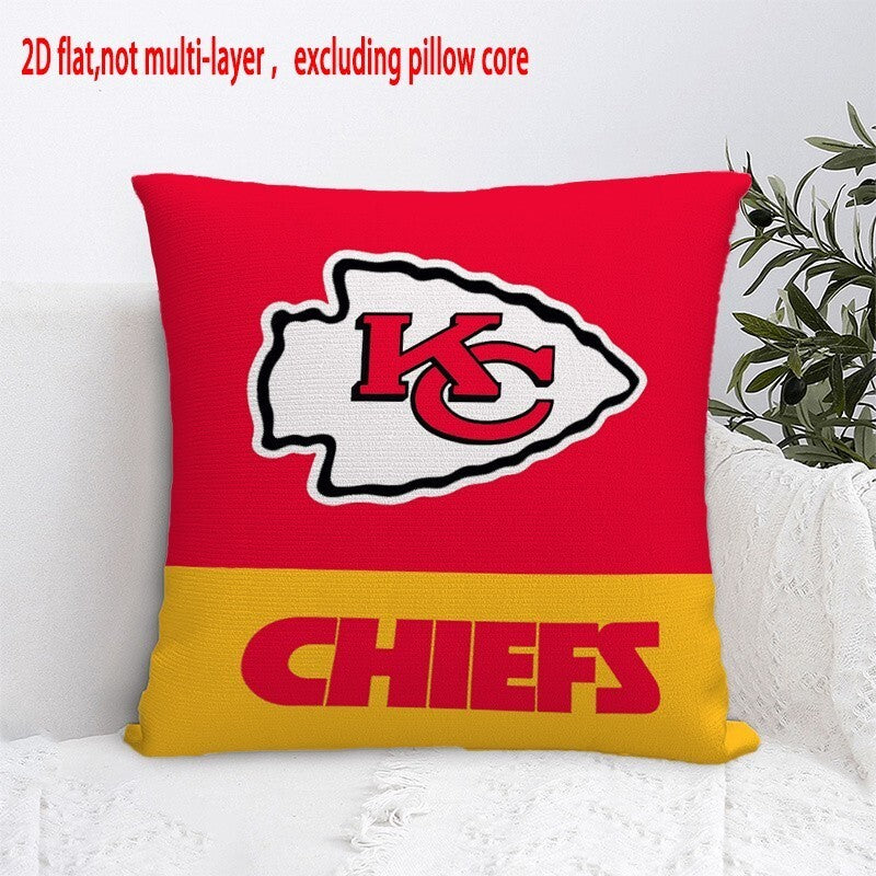 Kansas City Chiefs Pillow Case Chiefs Pillow Cover ( Without Pillow Insert ) Style 45