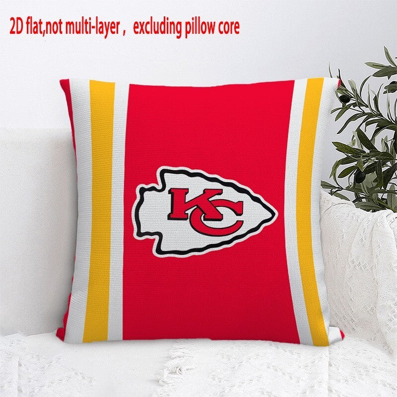 Kansas City Chiefs Pillow Case Chiefs Pillow Cover ( Without Pillow Insert ) Style 48