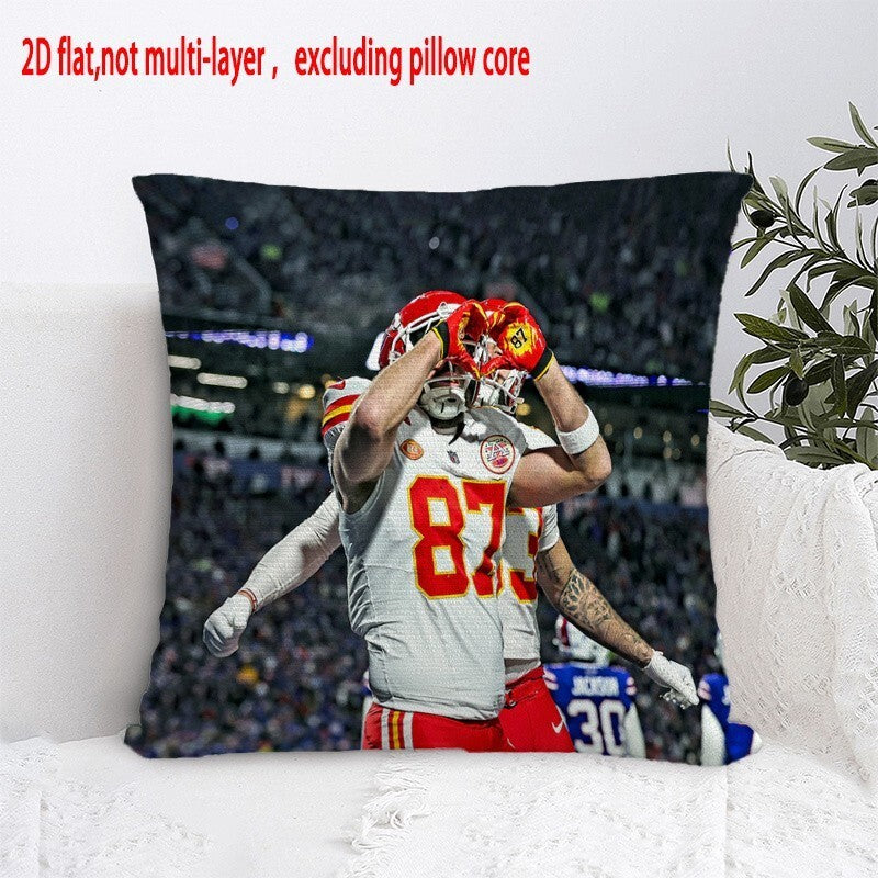 Kansas City Chiefs Pillow Case Chiefs Pillow Cover ( Without Pillow Insert ) Style 54