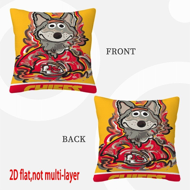 Kansas City Chiefs Pillow Case Chiefs Pillow Cover ( Without Pillow Insert ) Style 56
