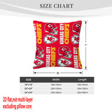 Kansas City Chiefs Pillow Case Chiefs Pillow Cover ( Without Pillow Insert ) Style 5