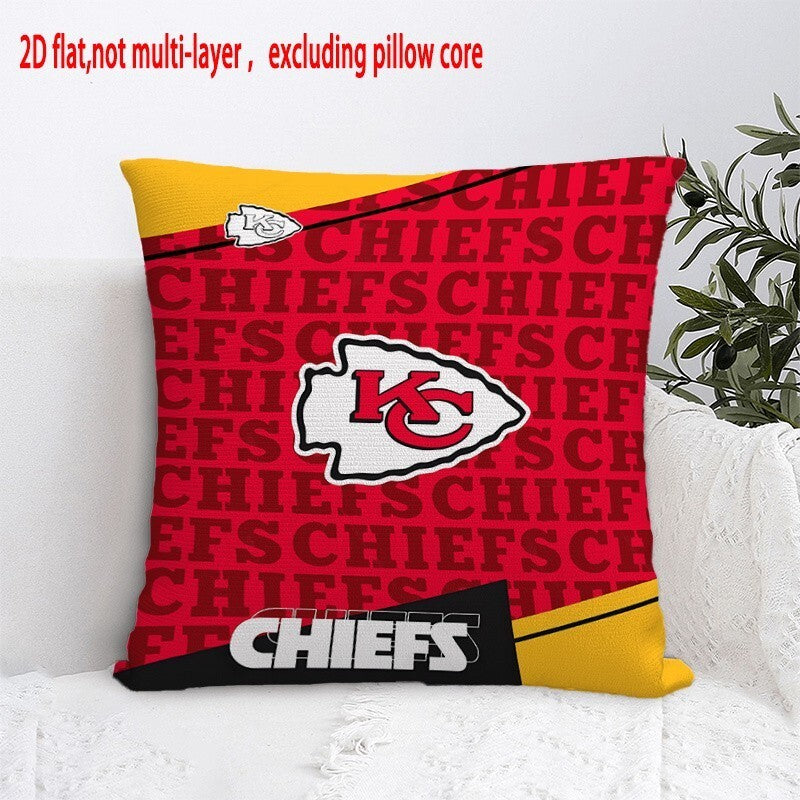 Kansas City Chiefs Pillow Case Chiefs Pillow Cover ( Without Pillow Insert ) Style 62