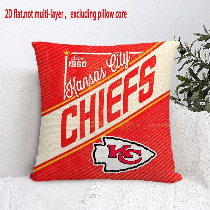 Kansas City Chiefs Pillow Case Chiefs Pillow Cover ( Without Pillow Insert ) Style 68