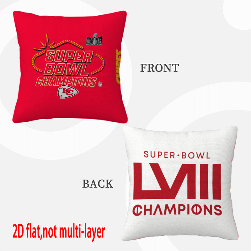Kansas City Chiefs Pillow Case Chiefs Pillow Cover ( Without Pillow Insert ) Style 73