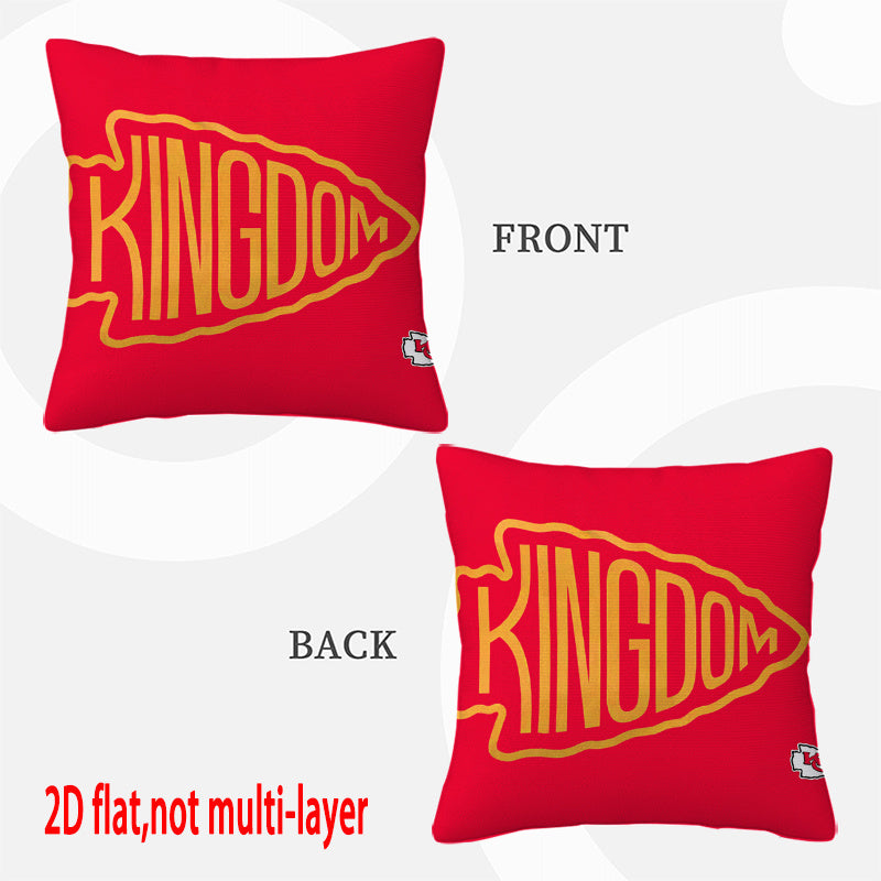 Kansas City Chiefs Pillow Case Chiefs Pillow Cover ( Without Pillow Insert ) Style 77