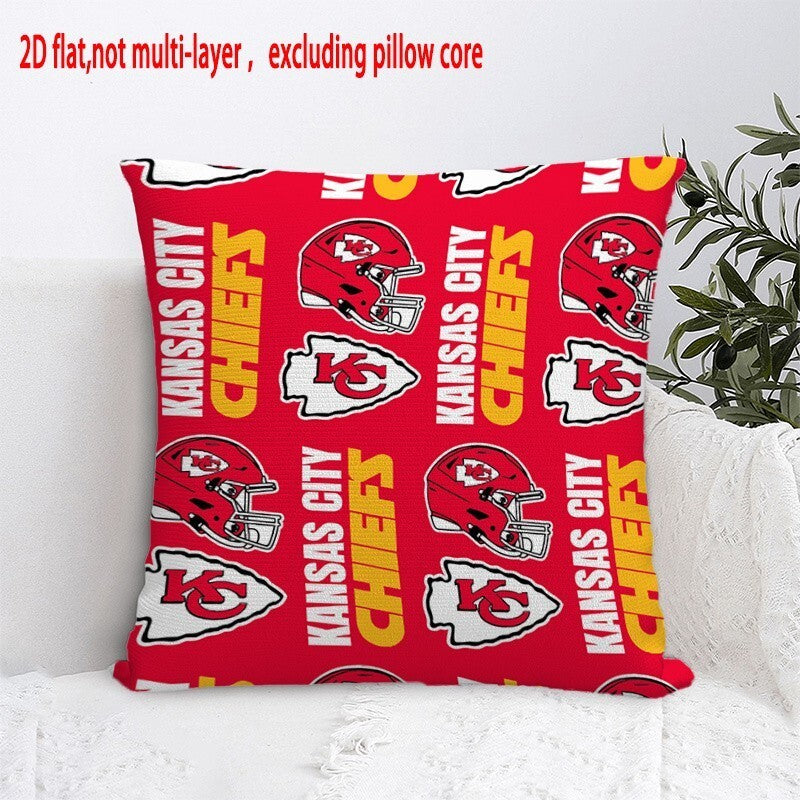 Kansas City Chiefs Pillow Case Chiefs Pillow Cover ( Without Pillow Insert ) Style 7
