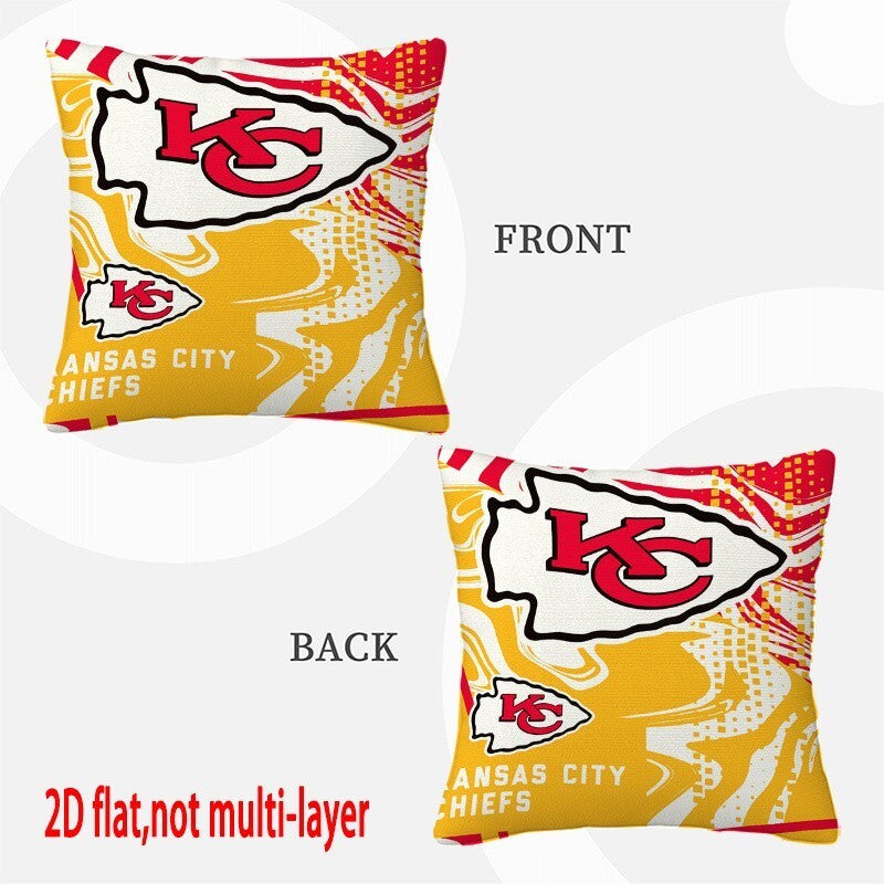 Kansas City Chiefs Pillow Case Chiefs Pillow Cover ( Without Pillow Insert ) Style 80