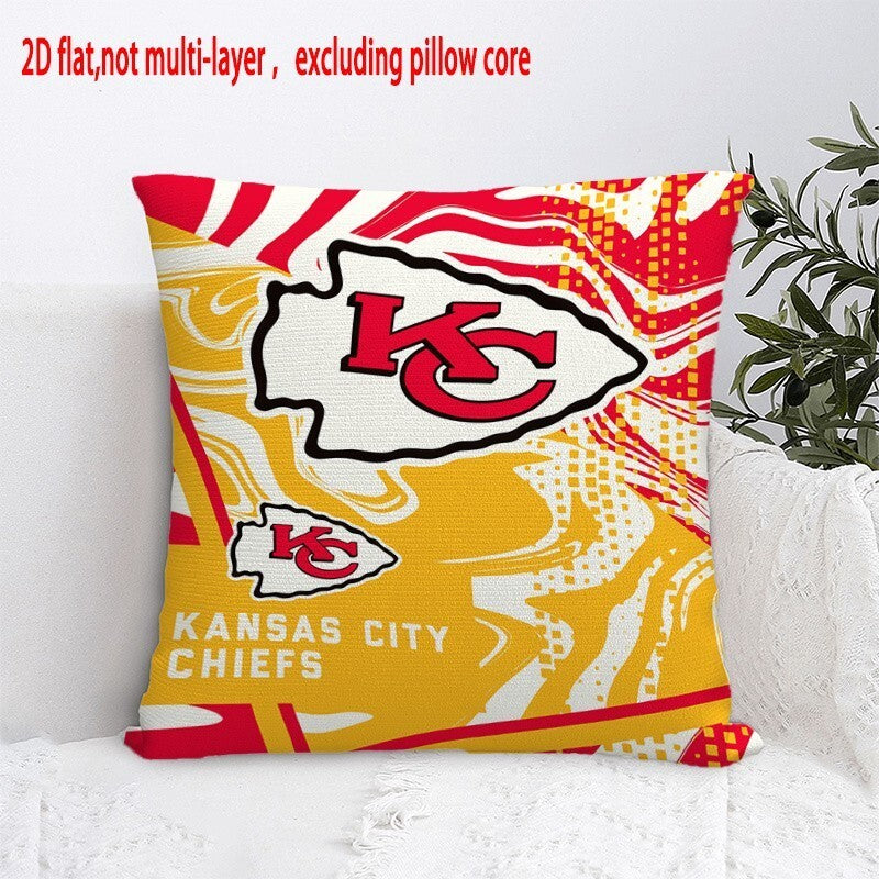 Kansas City Chiefs Pillow Case Chiefs Pillow Cover ( Without Pillow Insert ) Style 81