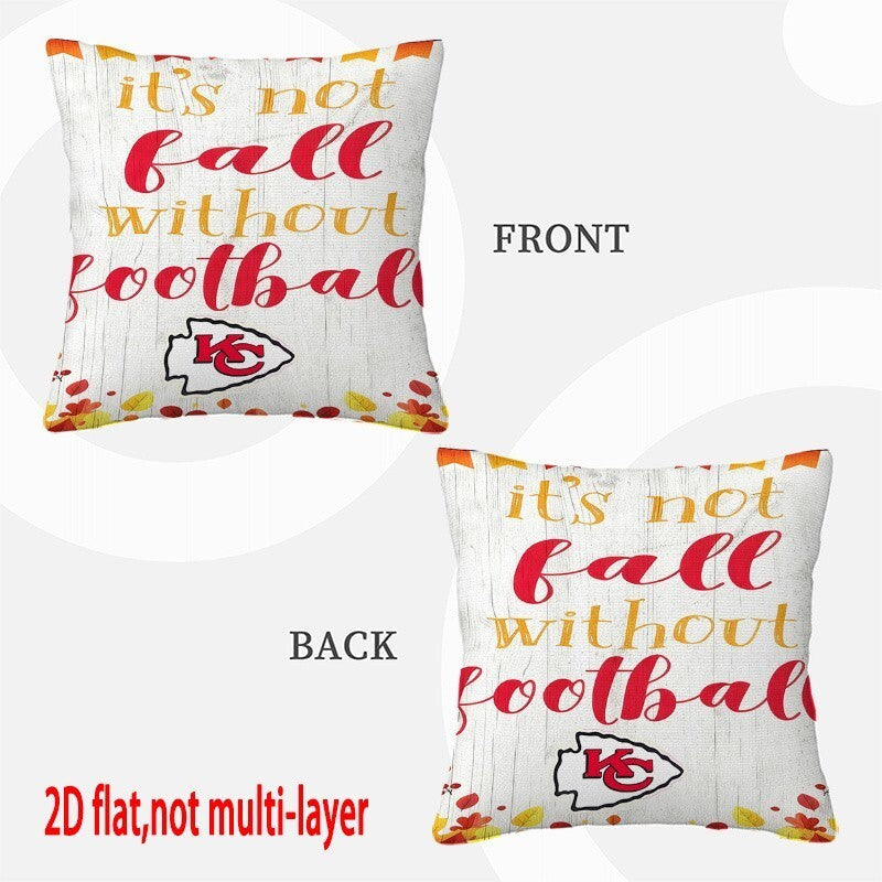 Kansas City Chiefs Pillow Case Chiefs Pillow Cover ( Without Pillow Insert ) Style 86
