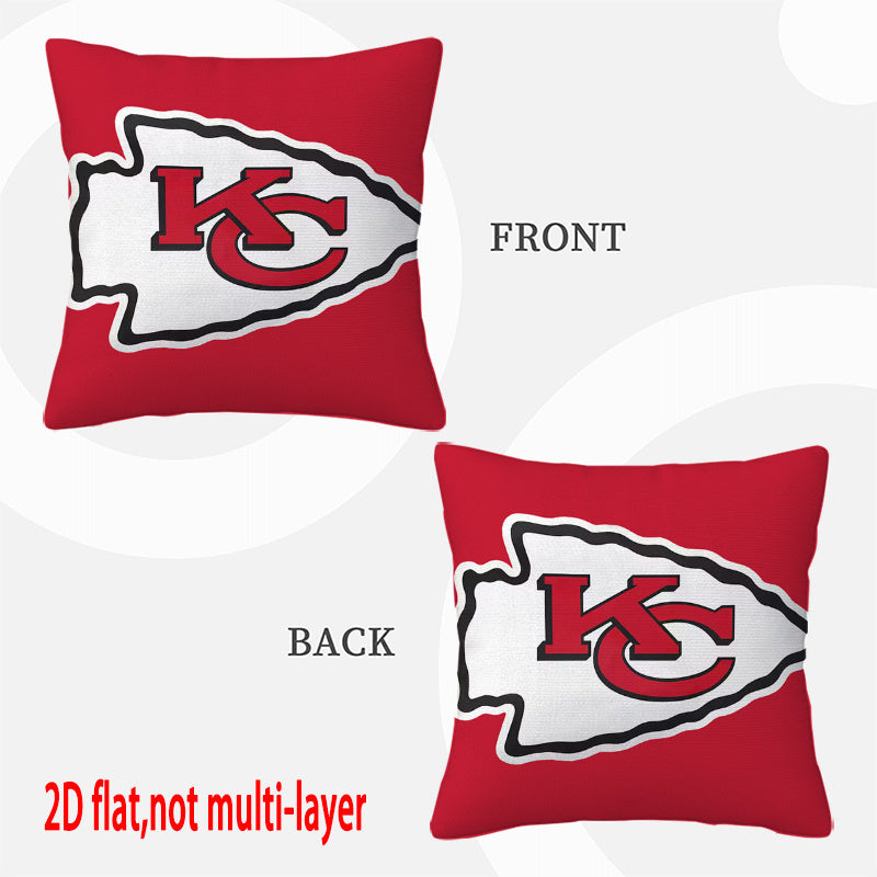 Kansas City Chiefs Pillow Case Chiefs Pillow Cover ( Without Pillow Insert ) Style 94