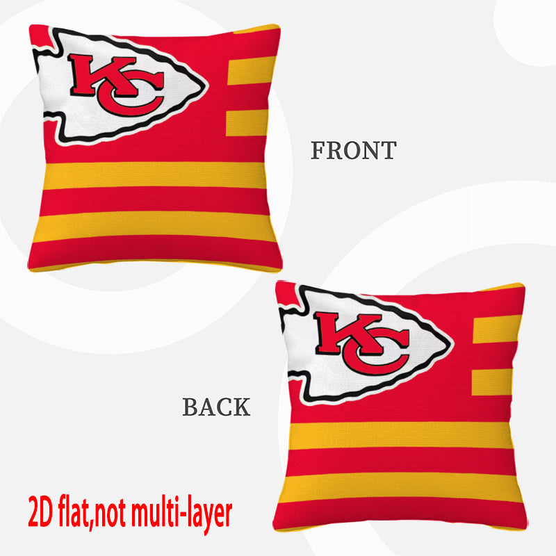 Kansas City Chiefs Pillow Case Chiefs Pillow Cover ( Without Pillow Insert ) Style 97