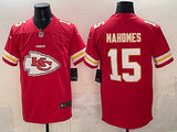 Kansas City Chiefs #15 Patrick Mahomes Chiefs Big Logo