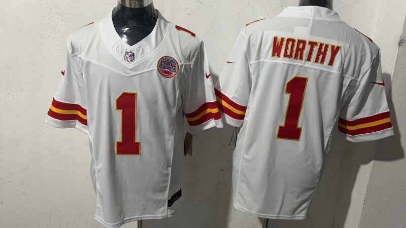 Kansas City Chiefs #1 Xavier Worthy Style 3
