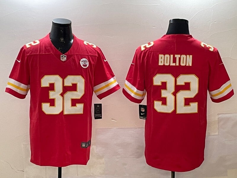 Kansas City Chiefs #32 Nick Bolton Chiefs V2 Style 2