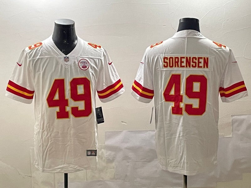 Kansas City Chiefs #49 Daniel Sorensen Chiefs V2 Style 1