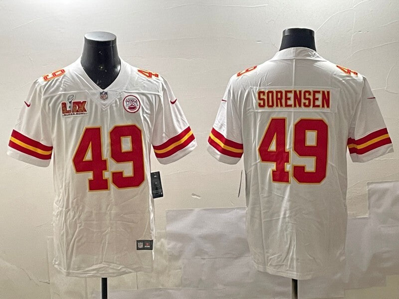 Kansas City Chiefs #49 Daniel Sorensen Chiefs V2 Style 4