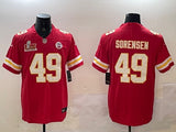 Kansas City Chiefs #49 Daniel Sorensen Chiefs V2 Style 8