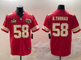 Kansas City Chiefs #58 Derrick Thomas Chiefs V2 Style 1