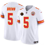 Kansas City Chiefs #5 Hollywood Brown White 2025 F.U.S.E. John Madden Patch