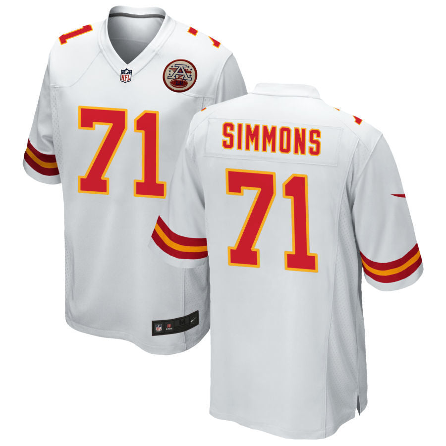 Kansas City Chiefs #71 Josh Simmons Style 1